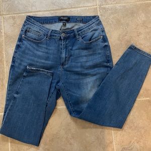 Womens Judy Blue Denim Jeans. Skinny Fit. Size 14W Medium Wash